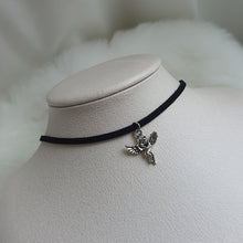 Load image into Gallery viewer, Antique Silver Angel Choker (Street Women Fighter Aiki, Dreamcatcher Sua Choker)