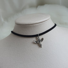 Load image into Gallery viewer, Antique Silver Angel Choker (Street Women Fighter Aiki, Dreamcatcher Sua Choker)