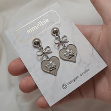 Load image into Gallery viewer, Royal Baby Angel Earrings - Short (Silver) (Kep1er Chaehyun, Yeseo, Xiaoting Earrings)