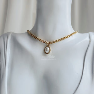 [KARA Han Seungyeon Necklace] Elizabeth Choker Necklace - Gold ver.