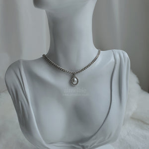 Elizabeth Choker Necklace - Silver ver.