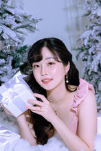 Load image into Gallery viewer, Rosepink Heart Princess Earrings