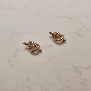 Daily Knot Earrings - Gold