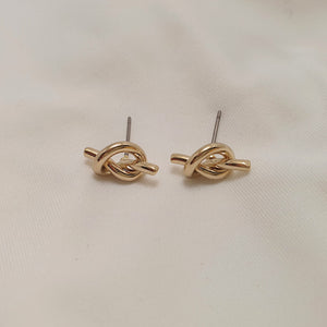 Daily Knot Earrings - Gold