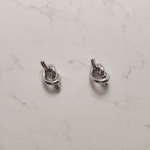 Load image into Gallery viewer, Daily Knot Earrings - Silver