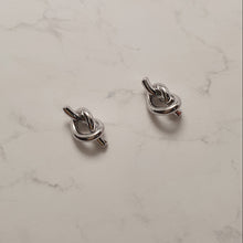 Load image into Gallery viewer, Daily Knot Earrings - Silver