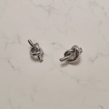 Load image into Gallery viewer, Daily Knot Earrings - Silver