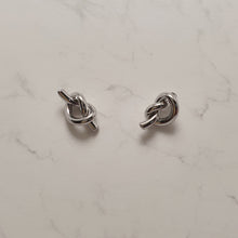 Load image into Gallery viewer, Daily Knot Earrings - Silver