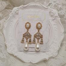 Load image into Gallery viewer, Rococo Chandelier Earrings - Gold