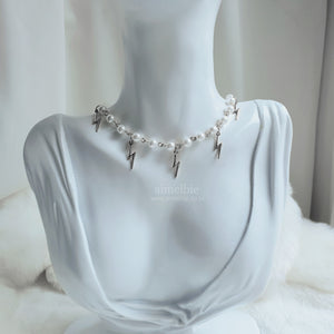 Thunder Rhapsody Choker Necklace - Silver ver. (Youtuber Ralral Necklace)