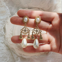 Load image into Gallery viewer, Rococo Chandelier Earrings - Gold