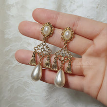 Load image into Gallery viewer, Rococo Chandelier Earrings - Gold