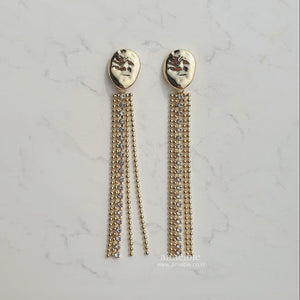 Gold Shower Earrings