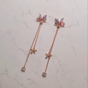 Pastel Jewel Flower Earrings