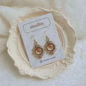 Gold Cherub Earrings