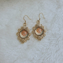 Load image into Gallery viewer, Gold Cherub Earrings