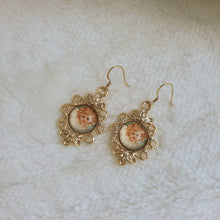 Load image into Gallery viewer, Gold Cherub Earrings