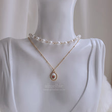 Load image into Gallery viewer, Vintage Rose Layered Pearl Choker Necklace