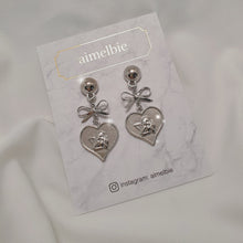 Load image into Gallery viewer, Royal Baby Angel Earrings - Short (Silver) (Kep1er Chaehyun, Yeseo, Xiaoting Earrings)