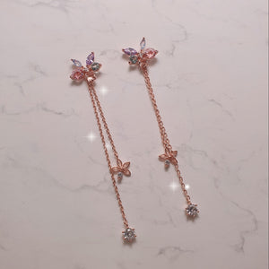Pastel Jewel Flower Earrings