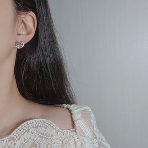 Pretzel Earrings - Silver (Kep1er Mashiro Earrings)