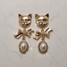 Load image into Gallery viewer, Melbie The Cat Series - Sweet Kitty Earrings