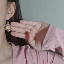 Load image into Gallery viewer, Gold Cherub Earrings