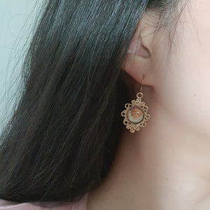 Gold Cherub Earrings