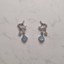 Load image into Gallery viewer, Light Blue Constellation Earrings