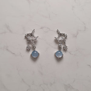 Light Blue Constellation Earrings
