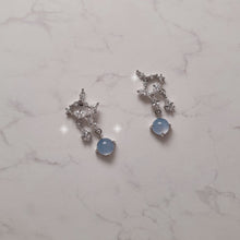 Load image into Gallery viewer, Light Blue Constellation Earrings
