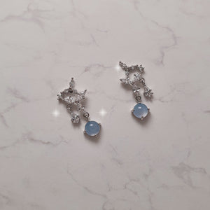 Light Blue Constellation Earrings