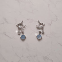 Load image into Gallery viewer, Light Blue Constellation Earrings
