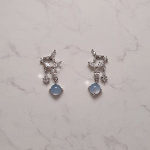 Light Blue Constellation Earrings