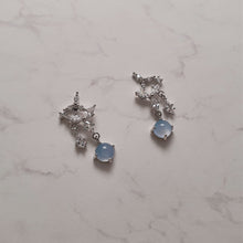 Load image into Gallery viewer, Light Blue Constellation Earrings