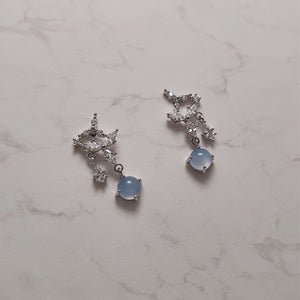 Light Blue Constellation Earrings