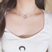 Load image into Gallery viewer, Solar System Planets Series - The Moon Semi Choker (Dreamcatcher Yoohyeon, WJSN Eunseo Necklace)
