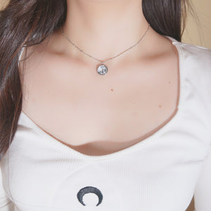 Solar System Planets Series - The Moon Semi Choker (Dreamcatcher Yoohyeon, WJSN Eunseo Necklace)