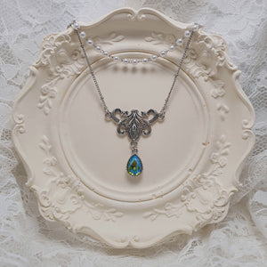 Blue Green Fantasia Necklace