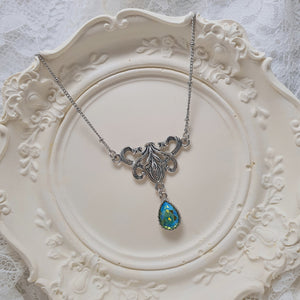 Blue Green Fantasia Necklace