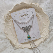 Load image into Gallery viewer, Blue Green Fantasia Necklace