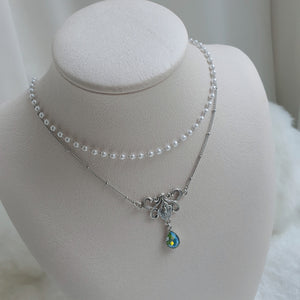 Blue Green Fantasia Necklace