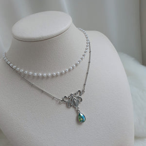 Blue Green Fantasia Necklace