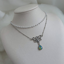 Load image into Gallery viewer, Blue Green Fantasia Necklace