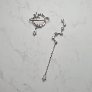 Saturn and Constellation Earrings