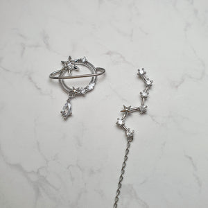 Saturn and Constellation Earrings
