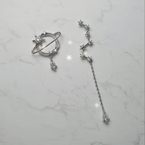 Saturn and Constellation Earrings
