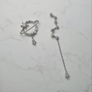 Saturn and Constellation Earrings