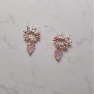 Baby Bouquet Earrings - Pink