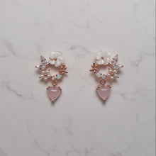 Load image into Gallery viewer, Baby Bouquet Earrings - Pink